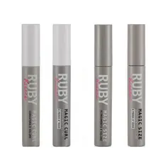Máscara de Cílios Magic Curl Magic Size RK Ruby Kisses - Lavável, À Prova D'Água