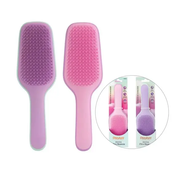 Escova de Cabelo Flexível Desembaraçadora Flex Heaven Proart