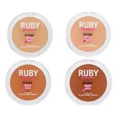 Pó Translúcido Compacto Ultra Blur RK Ruby Kisses – Fixador, Selante, Controle de Brilho, Retoque Nunca Mais