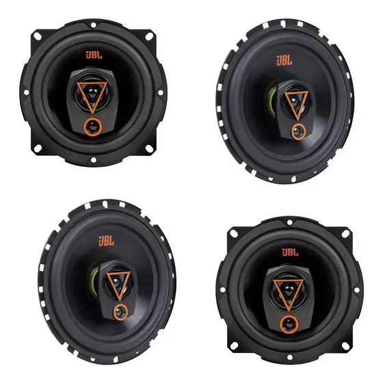 Kit 4 Alto Falantes Triaxiais JBL 6TRMS80 + 5TRMS80 - 80 Watts Rms