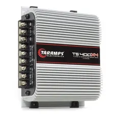módulo amplificador potencia taramps ts400 400x4 4 canais 400 watts rms 2 ohms para caixa trio