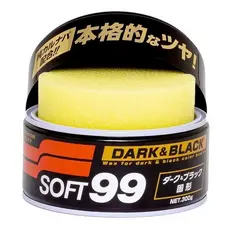 Cera Soft 99 automotiva black dark Para Carros preto e escuro 300g profissional revitalização