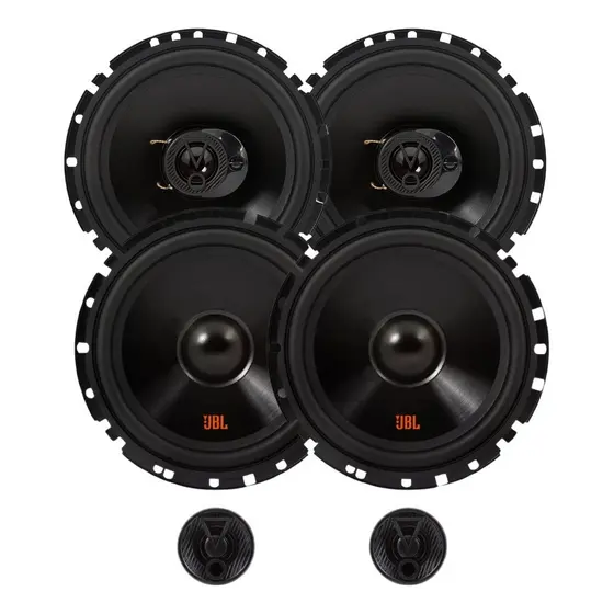 Kit Par de Alto Falantes 6  JBL FLEX4 6TRFX55 110W + Kit 2 Vias 6  JBL FLEX4 62VFX55 110W