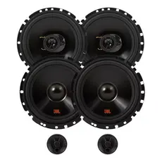 Kit Par de Alto Falantes 6  JBL FLEX4 6TRFX55 110W + Kit 2 Vias 6  JBL FLEX4 62VFX55 110W