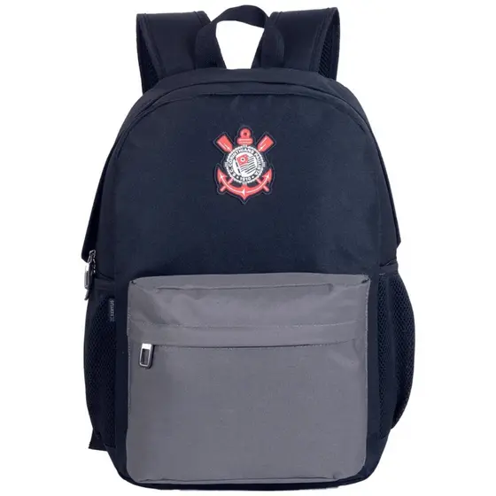 Mochila Costas Esportiva Escolar Escudo Corinthians Oficial