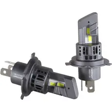 Par Lâmpada LED Shocklight Nano Farol S14X H4 H19 6500K 5000Lm 12V 22W Luz Branco Frio Farolete