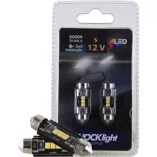 Par Lâmpada Led Torpedo 42mm 3 SMD Shocklight - SLL-1242
