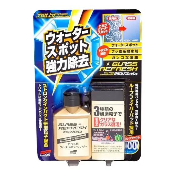 Melhor Removedor de Mancha de Vidro Barato Soft99 Potente