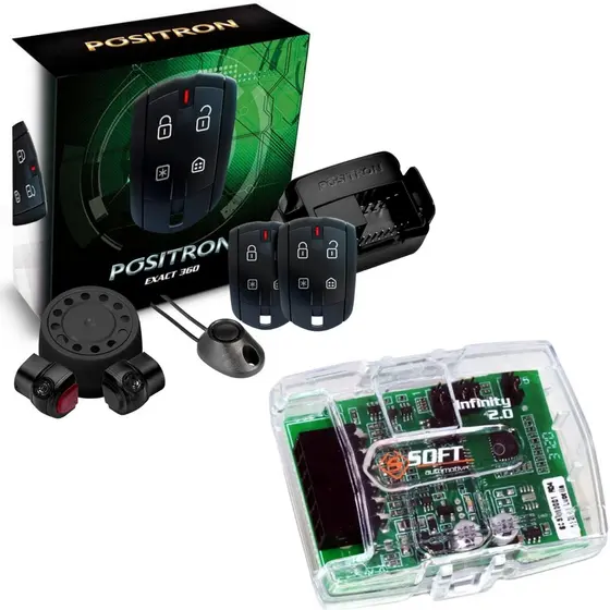 Alarme Positron Cyber Ex360 + Módulo Vidro Infinity 2.0 Soft