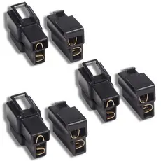 Kit 3 Conectores Technoise 2 Vias Macho E Femea Som Automotivo