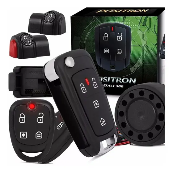 Alarme Automotivo Positron Exact Ex360 + Chave Canivete Positron Px80