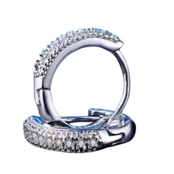 Brinco Pequeno Feminino Delicado Prata 925