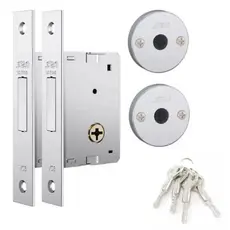 Fechadura Trava Auxiliar 1001 Par Tetra Inox Stam
