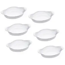 Assadeiras Travessa Vidro Marinex Opaline Vai Ao Forno 1l 06 unidades