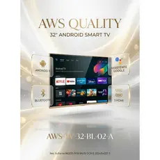 Smart TV AIWA 32” Android Borda Infinita AWS-TV-32-BL-02-A