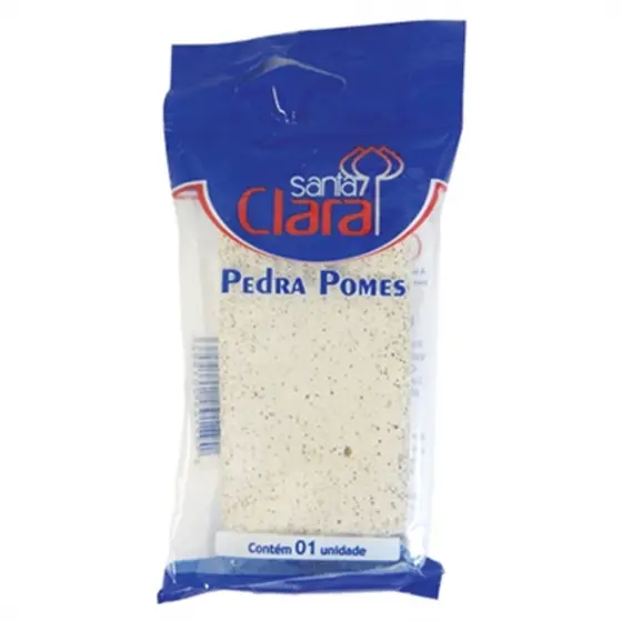 Pedra Pome Natural para os Pés Pés Esfoliação Polimento Santa Clara