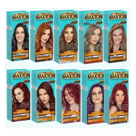 Tinta De Cabelo Maxton - Cores Disponíveis