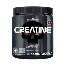 CREATINA BLACK SKULL 300g ORIGINAL CAVERA PRETA