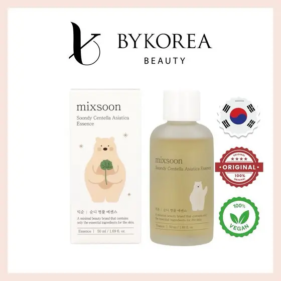 Mixsoon Soondy Centella Asiatica Essence 50ml / Vegan & Cruelty-free
