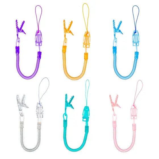 Kit com 3 Prendedor De Chupeta Modelo Mola Bebê Menino Menina Universal
