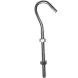 Gancho Para Cerca Galvanizado Com Porcas - 60 Pçs