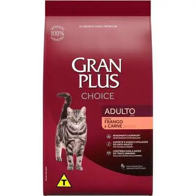 Ração Granplus Gato Choice Frango e Carne 10,1 kg