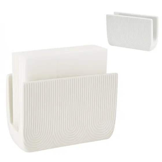 Porta Guardanapo De Mesa Porcelana Suporte Cerâmica Oasis