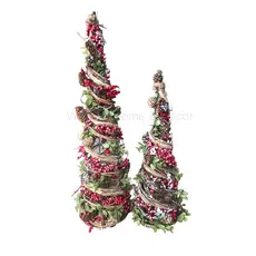 2 arvore de natal Decorada pronta 60cm e 45 cm  / decoração de Natal enfeite natalino