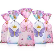 40 sacolinhas surpresa de doce tema borboleta jardim / Decoração festa