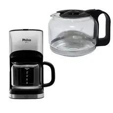 JARRA DE VIDRO PARA CAFETEIRA PHILCO PH17 PCFE1 COR: PRETO | ORIGINAL