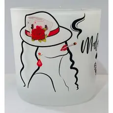 COPO DE BEBIDAS OU OFERTÓRIO MALANDRA 260ML VIDRO - UMBANDA MALANDROS CATIMBO JUREMA