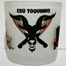 Copo de Whisky EXÚ TOQUINHO - Umbanda, Kimbanda e Candomblé