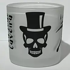 COPO DE BEBIDAS E WISKY EXÚ JOÃO CAVEIRA 260ML VIDRO JATEADO FOSCO