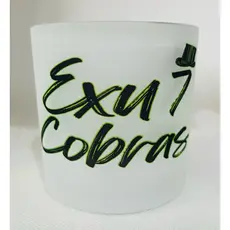 COPO DE BEBIDAS E OFERTÓRIO EXU 7 COBRAS 260ML VIDRO - UMBANDA QUIMBANDA E CANDOMBLÉ