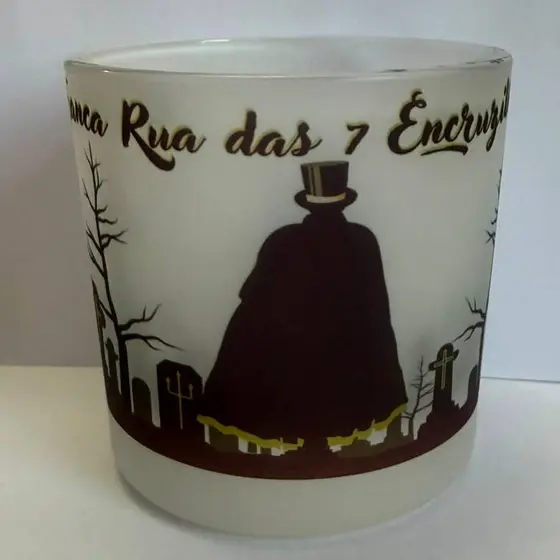 COPO DE BEBIDAS E WHISKY TRANCA RUA DAS 7 ENCRUZILHADAS 260ML VIDRO - CALUNGA