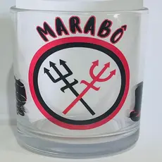 COPO DE BEBIDAS EXU MARABÔ 260ML VIDRO - UMBANDA KIMBANDA E CANDOMBLÉ