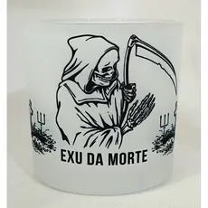 COPO DE WHISKY E BEBIDAS EXU DA MORTE - UMBANDA QUIMBANDA 260ml