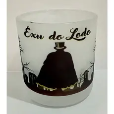 EXU DO LODO COPO DE EXU BEBIDAS E WHISKY 260ML VIDRO - UMBANDA QUIMBANDA CANDOMBLE CALUNGA
