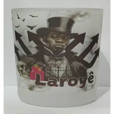 EXU LAROYE COPO DE WHISKY E BEBIDAS 260ML - UMBANDA QUIMBANDA