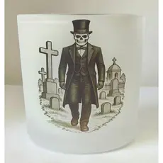 EXU CAVEIRA COPO FRENTE E VERSO 260ML UMBANDA QUIMBANDA E CANDOMBLÉ