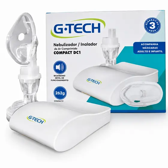 Inalador de Ar Comprimido Compact DC1 Bivolt - Gtech