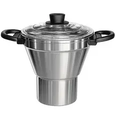 Cuscuzeira Individual Diversos Modelos Multiuso Cuscuzeira 2 em 1 Tradicional Nordestina