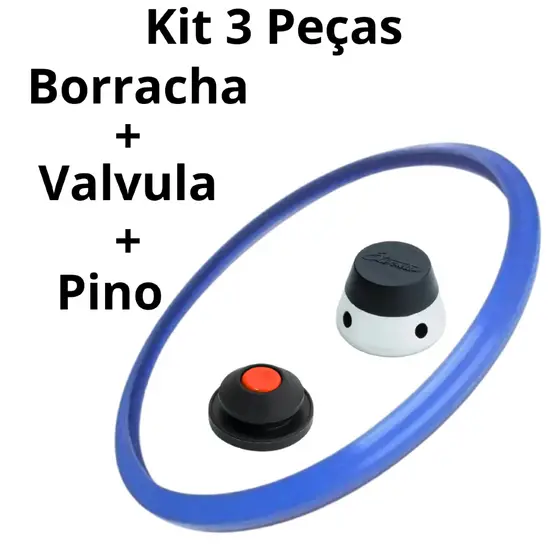Borracha Nigro Eterna panela pressão 3-4,5-6-8 Litros