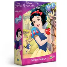 QUEBRA CABEÇA PRINCESA BRANCA DE NEVE DISNEY 60 PEÇAS JAK TOYSTER PUZZLE FILME DESENHO JOGO MENINA