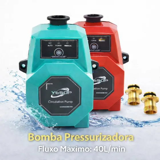 Pressurizador De Água 120w 2400l/h 127/220v 127/220v