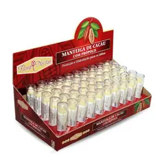 Manteiga De Cacau e Propolis Caixa com 50 Unidades Flora Néctar