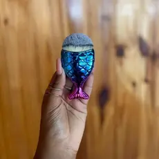 Pincel Espanador De Pó Peixe Sereia Unhas De Gel Maquiagem