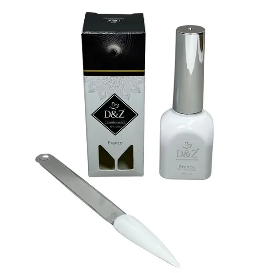 Esmalte em Gel UV/LED D&Z Branco 12ml