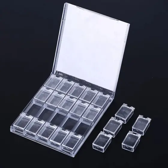 Organizador Acrílico com 20 Compartimentos independentes para Glitters e Joias