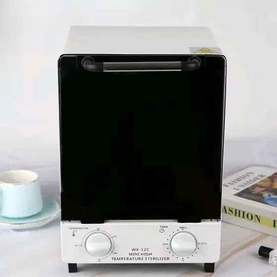 Estufa Esterilizadora Profissional 12L Manicure 250ºC 1000W Sanitizing Box 110v/220v